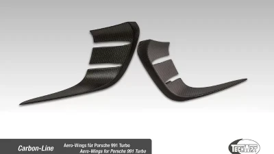 TechArt Aero Wings Matt Carbon Fiber for Porsche 991 Turbo 2013-2016                                     - 091.121.183.009 - Image 2