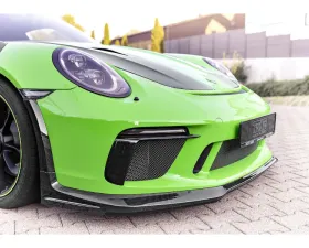 TechArt Front Airblades Matt Carbon Fiber for Porsche 991 Turbo S 2013-2016