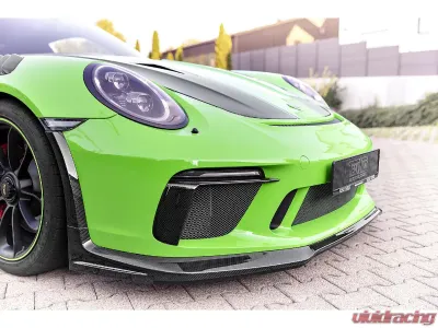 TechArt Front Airblades Matt Carbon Fiber for Porsche 991.2 Turbo 2017-2019 - 091.121.197.009