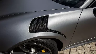 TechArt Front Fender Air Vents Glossy Carbon Fiber for Porsche 991 GT3 RS 2014-2016                                     - 091.121.270.009G - Image 2
