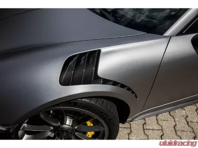 TechArt Front Fender Air Vents Glossy Carbon Fiber for Porsche 991 GT3 RS 2014-2016 - 091.121.270.009G