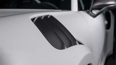 TechArt Front Fender Air Vents Matt Carbon Fiber for Porsche 991.2 GT3 RS 2018-2019                                     - 091.121.272.009M - Image 2