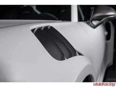 TechArt Front Fender Air Vents Matt Carbon Fiber for Porsche 991.2 GT3 RS 2018-2019 - 091.121.272.009M