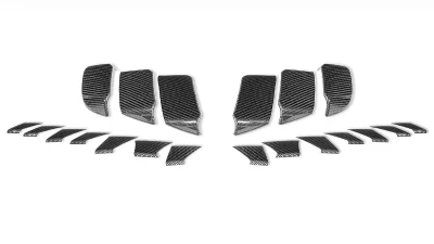 TechArt Front Fender Air Vents Matt Carbon Fiber for Porsche 991.2 GT3 RS 2018-2019                                     - 091.121.272.009M - Image 2