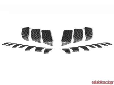 TechArt Front Fender Air Vents Matt Carbon Fiber for Porsche 991.2 GT3 RS 2018-2019 - 091.121.272.009M