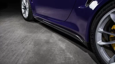 TechArt Side Skirt Panels Glossy Carbon Fiber for Porsche 991.2 GT3 2018-2019                                     - 091.121.350.009G - Image 2