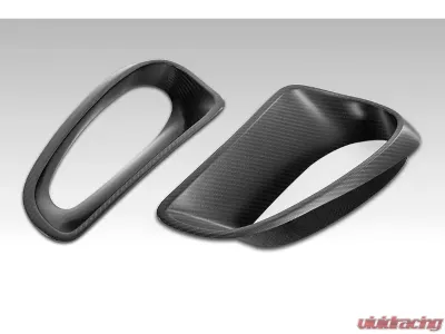 TechArt Rear Fender Vents Matt Carbon Fiber for Porsche 991.2 GT3 RS 2018-2019 - 091.121.482.009M