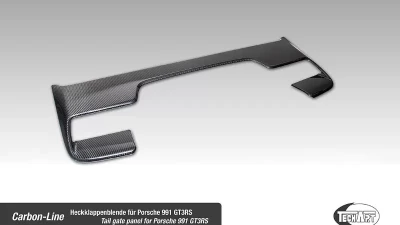 TechArt Tailgate Panel Glossy Carbon Fiber for Porsche 991 GT3 RS 2014-2016                                     - 091.121.790.009G - Image 2