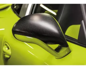 TechArt Standard Side Mirror Shells Matt Carbon Fiber for Porsche 991 | 991.2