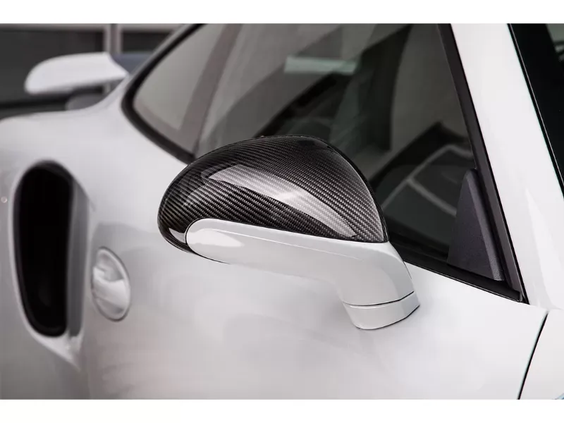 TechArt Standard Side Mirror Shells Glossy Carbon Fiber Porsche 991 | 991.2 - 091.121.846.009G