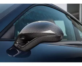 TechArt Standard Side Mirror Bottom Shell Glossy Carbon Fiber for Porsche 991 | 991.2