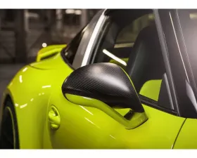 TechArt SportDesign Side Mirror Shells Matt Carbon Fiber for Porsche 991 | 991.2