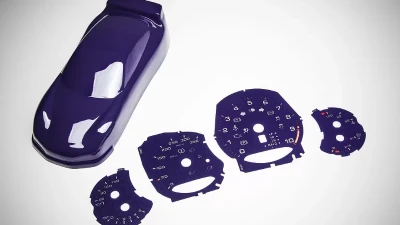TechArt Instrument Dials km/h Custom Color for Porsche 991 Carrera 2012-2016, 991 Targa 2014-2016                                     - 091.530.510.CCC - Image 2