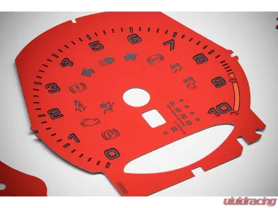 TechArt Instrument Dials km/h Custom Color for Porsche 991 Carrera 2012-2016, 991 Targa 2014-2016 - 091.530.510.CCC