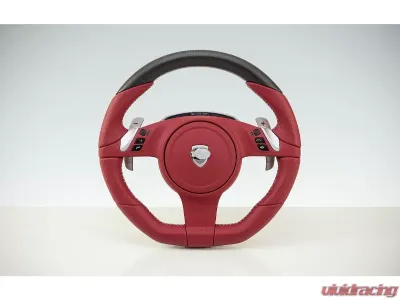 TechArt 3-spoke Sport Steering Wheel in Leather PDK Porsche 991 - 097.430.372.CCC