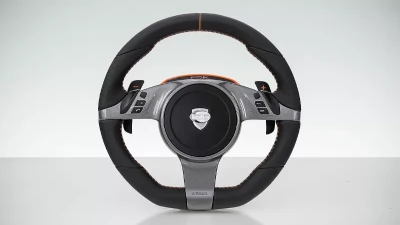 TechArt 3-spoke Sport Steering Wheel in Leather PDK Porsche 991                                     - 097.430.372.CCC - Image 5