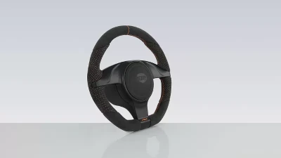 TechArt 3-Spoke Type 3 Steering Wheel Custom Color Leather for Porsche 991 Carrera/Targa 2012-2016                                     - 097.430.373.CCC - Image 2