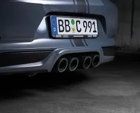 TechArt Rear Diffusor Add-On for Porsche Carrera 991.2 PSE 2017-2019 Centered Exhaust