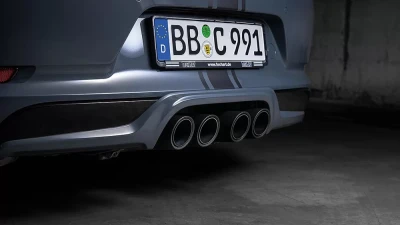 TechArt Rear Diffusor Add-On for Porsche Carrera 991.2 PSE 2017-2019 Centered Exhaust                                     - 091.100.512.009 - Image 3
