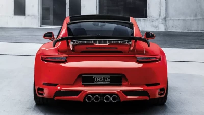 TechArt Rear Diffusor Add-On for Porsche Carrera 991.2 PSE 2017-2019 Centered Exhaust                                     - 091.100.512.009 - Image 2