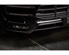 TechArt Front Shaft Panels Glossy Carbon Fiber for Porsche Macan Turbo 2015-2018