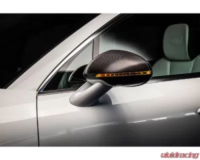 TechArt Side Mirror Shells Matt Carbon Fiber for Porsche Macan 95B 2014-2021 - B95.121.320.009M
