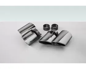 TechArt Sport Tailpipes Glossy Chrome Porsche 95B Macan 2015-2018