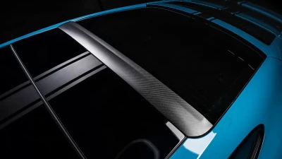 TechArt Carbon Fiber Roof Spoiler Matte for Porsche 991.2 GT3 RS 2018-2019                                     - 091.121.601.009M - Image 2