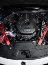 DC Sports Front Upper Strut Tower Bars - Red Kia Stinger 2018-2020                                     - CSB2000-R - Image 7