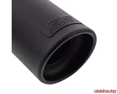 DC Sports 2.25" Black Powder Coated Stainless Steel Bolt-On Exhaust Tip - EX-1012B