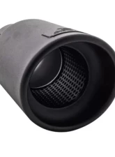 DC Sports 2.25" Black Powder Coated Stainless Steel Bolt-On Exhaust Tip                                     - EX-1012B - Image 4