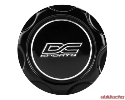 DC Sports M35x4 Aluminum Oil Filler Cap - Black - OC105BK