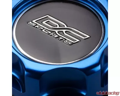 DC Sports M35x4 Aluminum Oil Filler Cap - Blue - OC105B
