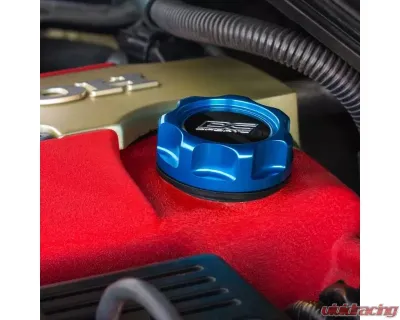 DC Sports M35x4 Aluminum Oil Filler Cap - Blue - OC105B