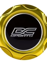 DC Sports M34x4 Aluminum Oil Filler Cap - Gold                                     - OC104G - Image 2