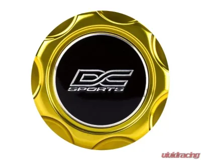 DC Sports M34x4 Aluminum Oil Filler Cap - Gold - OC104G