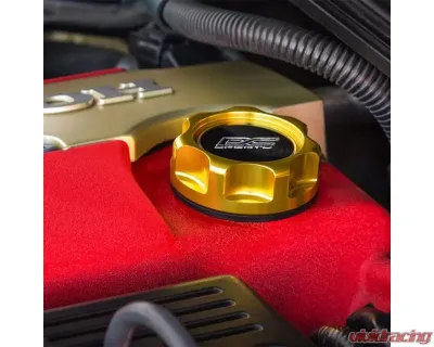 DC Sports M34x4 Aluminum Oil Filler Cap - Gold - OC104G
