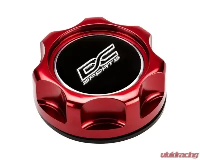 DC Sports M34x4 Aluminum Oil Filler Cap - Red - OC104R