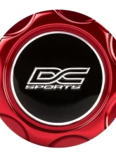 DC Sports M34x4 Aluminum Oil Filler Cap - Red                                     - OC104R - Image 2