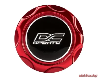 DC Sports M34x4 Aluminum Oil Filler Cap - Red - OC104R