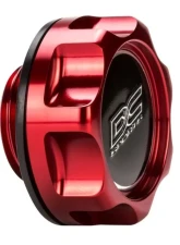 DC Sports M34x4 Aluminum Oil Filler Cap - Red                                     - OC104R - Image 3
