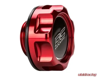 DC Sports M34x4 Aluminum Oil Filler Cap - Red - OC104R