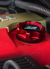 DC Sports M34x4 Aluminum Oil Filler Cap - Red                                     - OC104R - Image 6