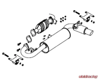Fujitsubo Power Getter Exhaust System for Toyota MR2 SW20 90