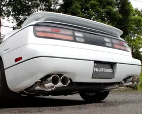 Fujitsubo Legalis R Round Slash Twin Tipped Exhaust System Nissan 300ZX Z32 90-99