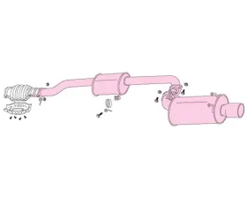 Fujitsubo Legalis R Exhaust System Nissan Skyline R32 89-94