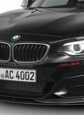 AC Schnitzer Black Front Splitter w/ Middle Rack BMW F22 | F23 2-Series w/ M-Technik SA715                                     - 5111222340 - Image 2