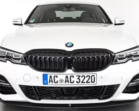 AC Schnitzer Black Front Splitter w/ Middle Rack BMW G20|G21 3-Series w/ M-Aero Package SA715