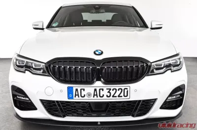 AC Schnitzer Black Front Splitter w/ Middle Rack BMW G20|G21 3-Series w/ M-Aero Package SA715 - 5111320110