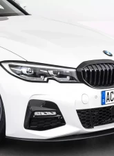 AC Schnitzer Black Front Splitter w/ Middle Rack BMW G20|G21 3-Series w/ M-Aero Package SA715                                     - 5111320110 - Image 2